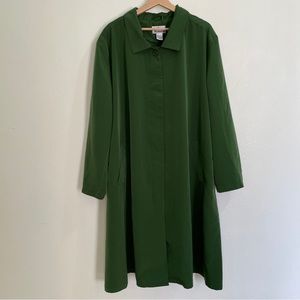 Vintage Anthony Richards Lightweight Long Coat - Green
